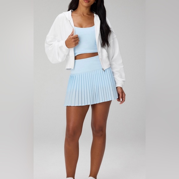 Fabletics Dresses & Skirts - New Fabletics Hot Shot Pleated Skirt/Built-In Shorts Ultra Mini Iced Out Size S